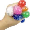 QINGQIU 4 Pack Christmas Big Squeeze Balls