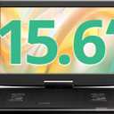 YOTON 17.5" Portable DVD Player with 15.6" HD Swivel Screen for Car and Kids, 4-6 Hours Working Time with Built-in Battery, Dual Stereo Speakers, USB/SD/AV/Audio/Gamepad Support [Not Support Blu-Ray] (Black)