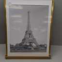 upsimples 18x24 Picture Frame Set of 5, Display Pictures 16x20 with Mat or 18 x 24 Without, Wall Gallery Poster Frames, Gold
