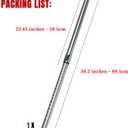 1.25 Inch Stainless Steel Vacuum Extension Wand Compatible with Vacuums using 1 1/4 Inch (1.25in) 32mm Accessories - 1 1/4 Vacuum Extension Tube for Shop Vac (Stainless Steel Extension Wand)