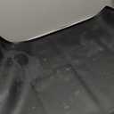 Extra Thick Silicone Mat Waterproof with Raised Edge 34" x 22", Under Sink Mat for Kitchen & Bathroom, Kitchen Cabinet Liner, Multi-Purpose for Storage & Protection, Black
