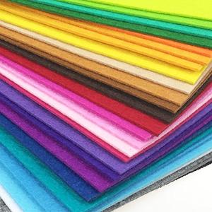 flic-flac 12pcs Thick 2mm 35 x 9 inches (30cm x 30cm) Solid Felt Fabric Sheet Assorted Color Felt Pack DIY Craft Squares Nonwoven