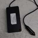 200W Car Power Inverter, Car Plug Adapter Outlet 12V to 110V Converter with 24W USB Fast Charging Port, Dual AC Outlet for Laptop, Vehicles, Camping (LED Display) (White)