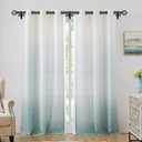 KAMANINA Double Curtain Rod 48 to 72 Inches (4-6 Feet), Black Heavy Duty Curtain Rods for Windows, 7/8 Inch Telescoping Drapery Rods with Decorative Twisted Cage Finials