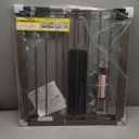 Cumbor 29.7-40.6" Baby Gate for Stairs, Mom's Choice Awards Winner-Dog Gate for Doorways, Pressure Mounted Auto-Close Pet Gates for Dogs Indoor, Safety Child Gate with Easy Walk Thru Door, Brown