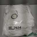 NICETOWN White Sheer Linen Curtains for Living Room 84 inch Length 2 Panels Set, Grommet Semi Sheer Privacy with Light Filtering Flax Window Treatments for Bedroom, W52 x L84