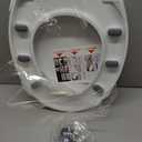 MinSha Round Toilet Seat easy clean soft close Replacement
