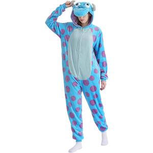 Snug Fit Adult Unisex Onesie Cosplay CostumeOne Piece Pajama Halloween Homewear Suit for Women and Men, XL