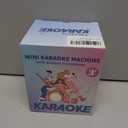 Mini Karaoke Machine with 2 Wireless Microphones for Kids, Kids Toys for Girls and Boys, Portable Bluetooth Speaker Gift for Girls 4, 5, 6, 7, 8+ Year Old Birthday Party(White)