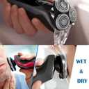 SH60/72 Replacement Heads Compatible with Philips Series 6000, SH60 Razor Head Compatible with Norelco Electric Shaver S6880/81, S6810/82, S6820/84, 3-Pack Sh60 Shaving Replacement Heads