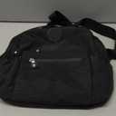 Mini Nylon Women Backpacks, 11L Small Ladies backpacks Casual Lightweight Women Shopping Travel Daypack (Black)