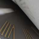 Oversized Modern Wall Clock - 30 inch, Contemporary Simple, Cement Gray, Gold Roman Numerals, Metal Face, Battery Operated, Minimalist Decorative Wall Clock for Living Room, Entryway, Kitchen, Office