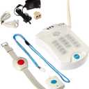 Senior Life Guardian Sin tarifa mensual Alarma mdica Alerta de emergencia Sistema telefnico Sin cargos mensuales HD700j | Un pago de por vida