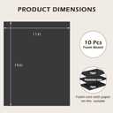 Golden State Art, Pack of 10, 3/16" Thick, 11x14 Black Foam Boards (11x14, Black)