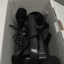 Karaoke Machine, Portable Bluetooth Speaker with 2 Wireless Microphones for Adults & Kids with Lights, Karaoke Microphone with PA System Supports USB/TF/FM/AUX for Home Party Home System Packages (Black)