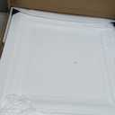 Art3d 24-Pack Square Drop Ceiling Tile 2ft x 2ft in White, PVC Ceiling Panel 24 x 24in. - Compatible with 15/16" Drop Ceil Grid System, 24pcs-24*24