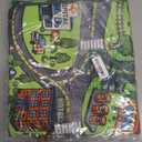 Upgrade Ultra Non Slip Kids Car Rug, Kids Road Playmat Rug for Toy Cars, Educational Town City Map Washable Carpet for Boy Playroom Bedroom, Safer Car Track Play Mat for Children Baby Toddler, 60"x36"