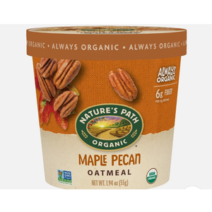 BestBy02/25 Nature's Path Organic Maple Pecan Oatmeal 2oz Pack of 12 Non-GMO (BB: SEP. 5, 2025) BestBy02/25 Nature's Path Organic Maple Pecan Oatmeal 2oz Pack of 12 Non-GMO (BB: SEP. 5, 2025)