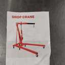 Engine Stand,2000 lbs Steel Rotating Engine Stand with 360 Rotating Head, 6Universal Caster Wheels,4 Mounting Head Bolt Holes, Safety Lock,Foldable Design Easy Storage for Automobile FactoriesRed