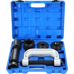 Ball Joint Press & U Joint Removal Tools | Heavy Duty Ball Joint Service Tool with 4-Wheel Drive Adapters for Most 2WD and 4WD Car Pickup and Light Truck (Blue)