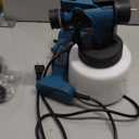 TOPALL Blue Paint Sprayer Tools,850W 32000PRM 1400ML HVLP Upgraded Spray Gun Paint with 5 Nozzles and 3 Patterns, Paint Sprayer for House Painting,Fences and Sheds,Sheds,Walls,Furniture,Ceiling