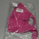 XUNYU Square Neck Tank Top for Women Ribbed Padded Crop Top with Built in Bra U Back Sexy Going Out Tops Basic Casual Summer Hot Pink, L