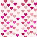 Paper Heart Garland, 53Ft Heart Garland Rose Red Pink Party Decorations, 4Packs Hanging Love Hearts String Decor, Bachelorette Party Streamer Birthday Engagement Bridal Shower Banner