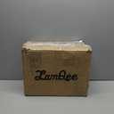 Farmhouse Rustic Chandelier Light Fixture, 4-Light Round Hanging Pendant Lighting for Dining Room Entryway Kitchen Island Foyer Breakfast Area, Black Wood and Black Metal Finish