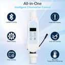 Smart Salt Water Pool Chlorinator with Bluetooth & Wi-Fi App Control, IC40/50/60 Replacement Salt Cell Compatible with Pentair IntelliChlor Systems, Up to 40000 Gallons, Self-Cleaning Cell