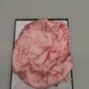 100% Mulberry Silk Bonnet for Sleeping Women, 22 Momme Grade-6A Double Layer Silk Hair Wrap With Elastic Band Stay On Head All Night(1PCS,Pink)