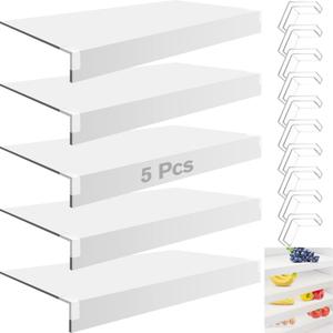 5 Pcs Wire Shelf Cover, 32X12X3 Inch Carbon Fiber Material Shelf Covers for Pantry Shelves(Not Wood), Waterproof Removable Closet Shelving Liner for Home Kitchen,Office Organization - White (32X12X3in/81.3x30.5x7.6cm) 5 Pcs Wire Shelf Cover, 32X12X3 Inch Carbon Fiber Material Shelf Covers for Pantry Shelves(Not Wood), Waterproof Removable Closet Shelving Liner for Home Kitchen,Office Organization - White (32X12X3in/81.3x30.5x7.6cm)