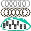 Extra Plate Friction Steel Clutch Plates & Gasket Kit Fit for Suzuki 1997-2004 Marauder 800 VZ800, 21442-37401 21451-14A00 Clutch Kit