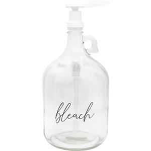 Darware Gallon Bleach Pump Bottle; Big Laundry / Cleaning Pump Dispenser Jug