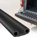 Tonneau Cover Seal Strip - 24.9Ft Truck Tailgate Seal Kit, Adhesive Rubber Weather Stripping for Pickups Tailgate, Camper Shell, Tonneau Cover, Truck Topper  Cap