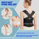 Back Brace Posture Corrector for Women and Men Upgraded Back Brace Adjustable Full Back Support, Shoulder Straightener, Neck, Upper and Lower Back Pain Relief- Scoliosis, Hunchback, Hump, Corrector (XXX-Large)