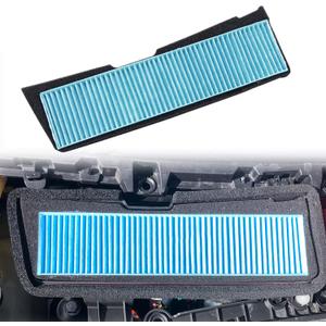 2021 2022 2023 2024 2025 Tesla Model 3 Air Intake Filter Air Conditioning Inlet Vent Filter Element Cotton Accessories (melt-blown cloth filter -External)
