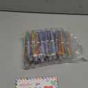 Sabary 36 Set Valentines Day Card and Multicolor Pen Gift Greeting Card and Retractable Multicolored Pen for Kids School Valentine's Day Student Classroom Exchange Gift Party Favor (Clear,6-in-1)