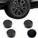 83MM Wheel Center Caps Compatible with Silverado Suburban Tahoe Yukon XL Sierra Van Savana Black Center Cover