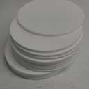 Crafare 13.6 Inch Large Foam Circles for Crafts 7 Pack 1 Inch Thick Round Polystyrene Discs White for Wedding Holiday Modeling Sculpting School DIY Projects