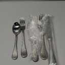 MEPRA 106822005 Epoque 5-Piece Durable 18/10 Stainless Steel American Style Flatware Cutlery Set for Fine Dining, Dishwasher Safe, Service for 1
