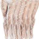 Ramede 6 Pairs Women Fishnet Thigh High Stockings Waist Tights Bow Patterned lace Fishnet Leggings Pantyhose for Halloween (Medium, White)