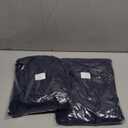 Obstal 6ft Stretch Spandex Table Cover for Standard Folding Tables - 2 Pack Universal Rectangular Fitted Tablecloth Protector for Wedding, Banquet and Party, 72L x 30W x 30H Inches, Navy Blue, 2pc