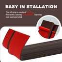 Vinyl Floor Transition Strip Self Adhesive Door Threshold 36 inch, Thresholds 1/2'' ~ 3/5'', Transition Strips for Doorways, Vinyl-Threshold Ramps for Door/Floor(Black Walnut)