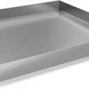 27" x 25" x 2.5" Washing Machine Pan, 304 Stainless Steel Washing Machine Drain Pan,Heavy Duty Pan for Under Washing Machine