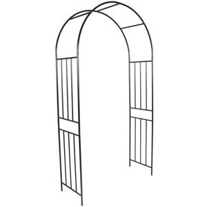 frperce Metal Garden Arch 7.2ft High Wide Garden Arbor for Various Climbing Plant Outdoor Garden Archway Arbor Trellis for Lawn Wedding Party Decoration Ceremony