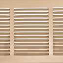 HVAC Premium 16'' x 8'' [Duct Opening] Flat Stamped Steel Return Air Grille - Sidewall and Ceiling - HVAC Vent Duct Cover - Brown [Outer Dimensions: 17.75''w X 9.75''h]