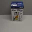 1 Gallon 128oz Glass Pitcher, Water Pitcher with Lid and Spout, Glass Carafe for Hot/Cold Drink, Water Jug for Iced Tea, Coffee, Juice, Milk, Beverage (Extra-Wide Mouth)