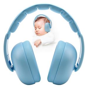 Baby Headphones for Noise - [Upgraded Friendly Version] Infant Ear Muffs Noise Protection - Toddler Noise Cancelling Headphones - Baby Ear Protection for 3 Months to 3 Years (Blue)
