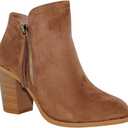 TRENDSUP COLLECTION Women's Fashion Suede Booties (9, Taupe)