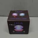 Shell Pearl Beach Themed Night Light, RGB 8 Colors Changing Mood Shell Pearl Lamps, Bedside LED Clamshell Portable Night Lights for Bar (Pink)